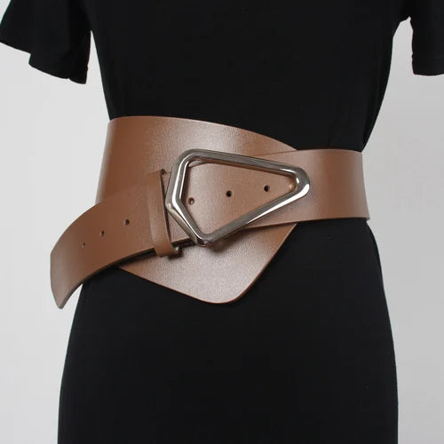 Harajuku Style Irregular Spring Suede Waist Belt