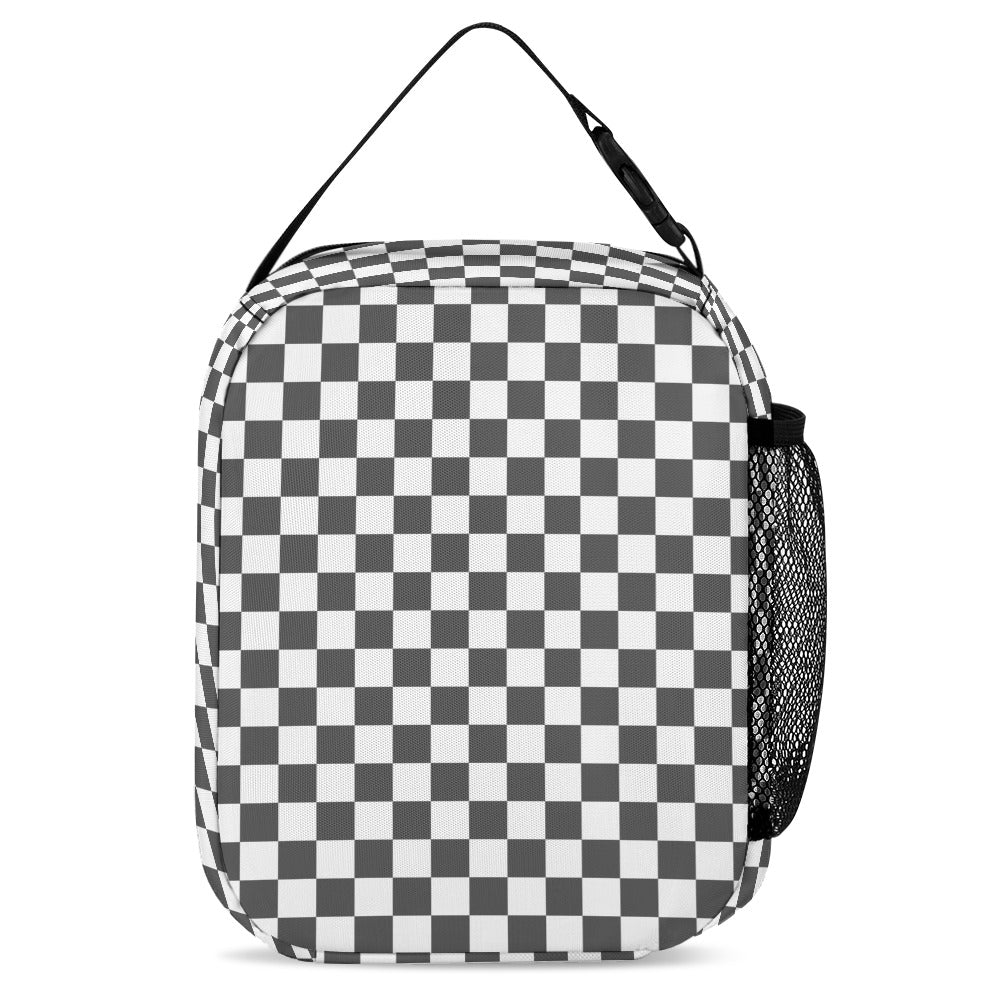 Black and White Three Piece Backpack Bag Set