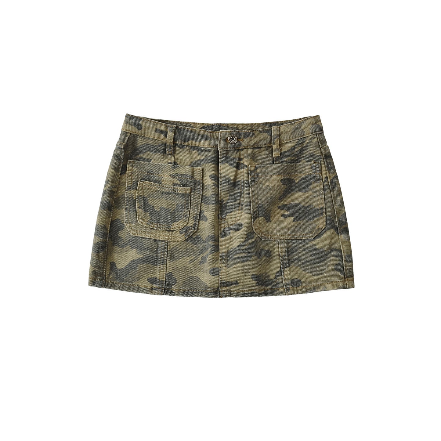 Denim Camouflage Skirt Shorts for Women