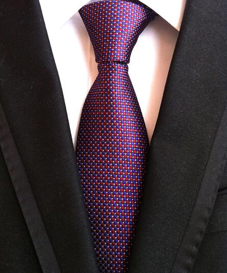 Classic Yellow & Navy Blue Striped Silk Tie