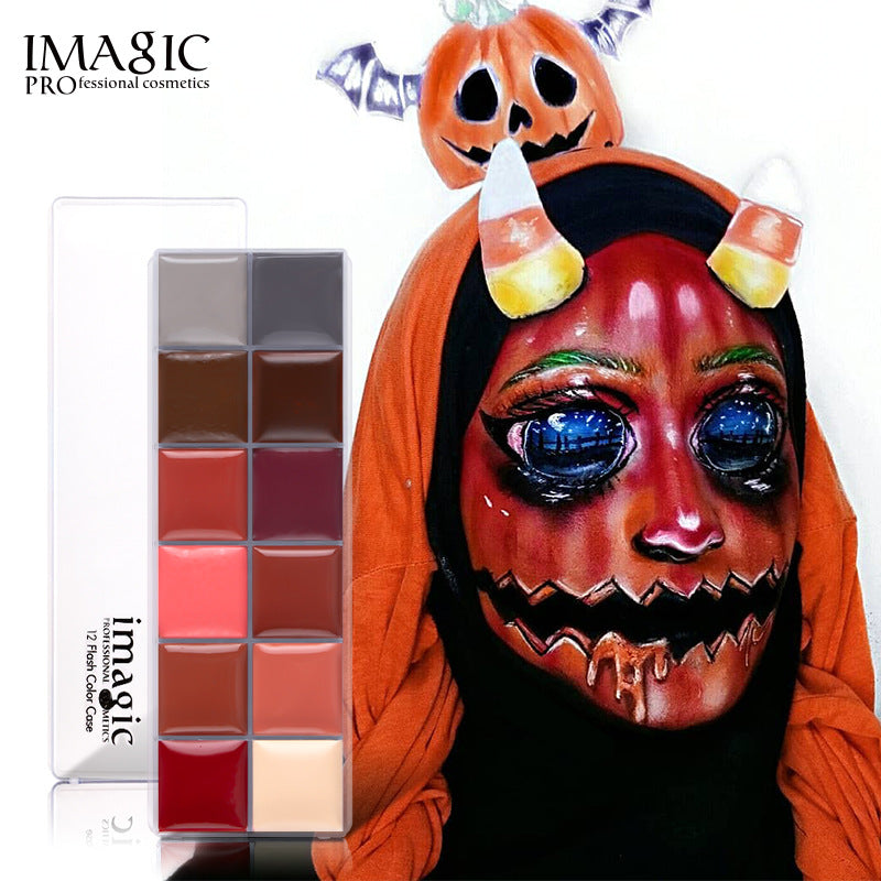 12 Color Oil Paint for Harajuku Style Body Painting