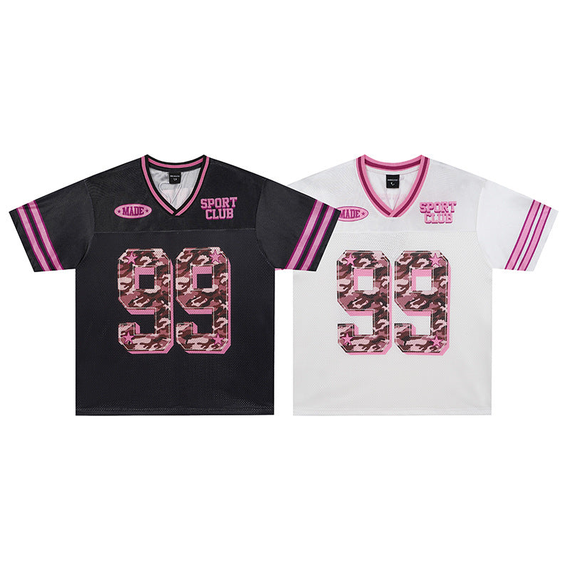 Sweet and Cool Tennis Eye Jersey Short Sleeve — Harajuku Street Style