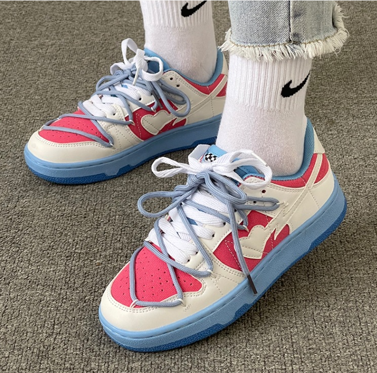 Harajuku Style Color Matching Casual Sports Shoes