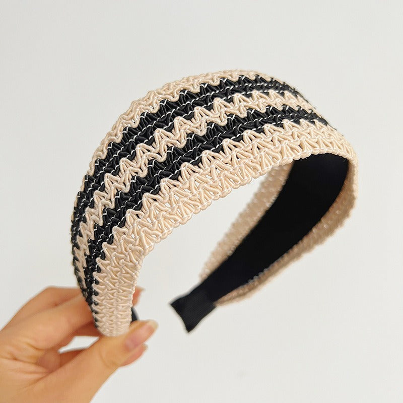 French Retro Ethnic Webbing Hair Bands