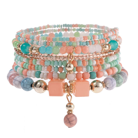 Holiday Storm Simi Yami Beads Bracelet Set