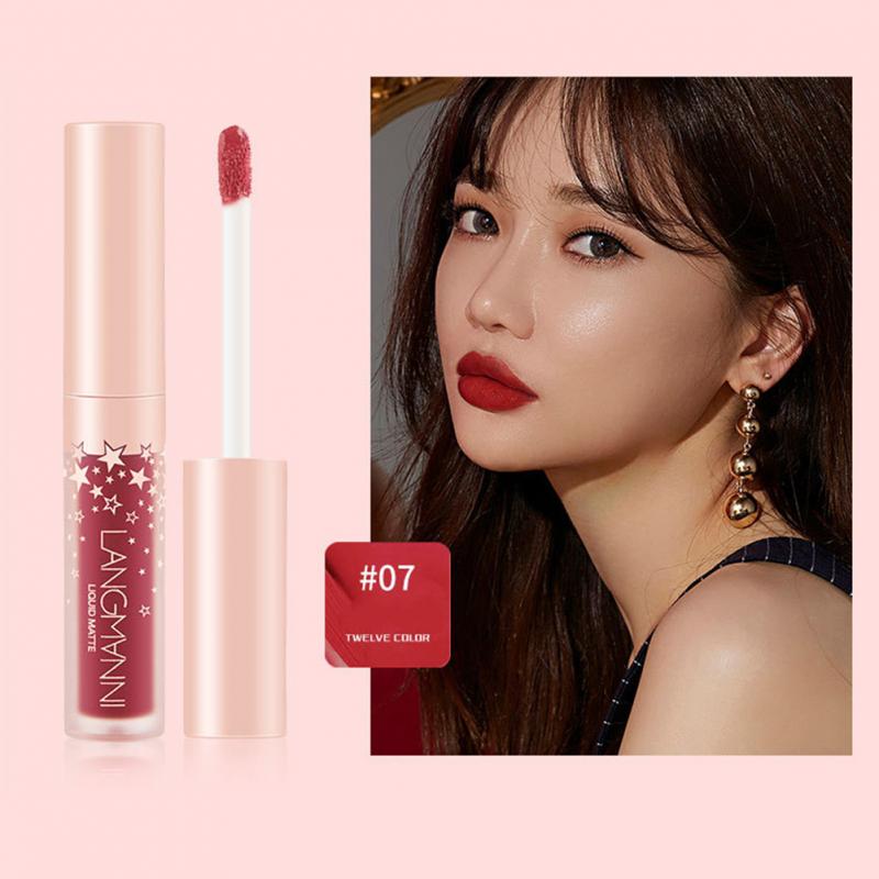 12PCS Waterproof Matte Lipsticks - Bold Colors for All Occasions