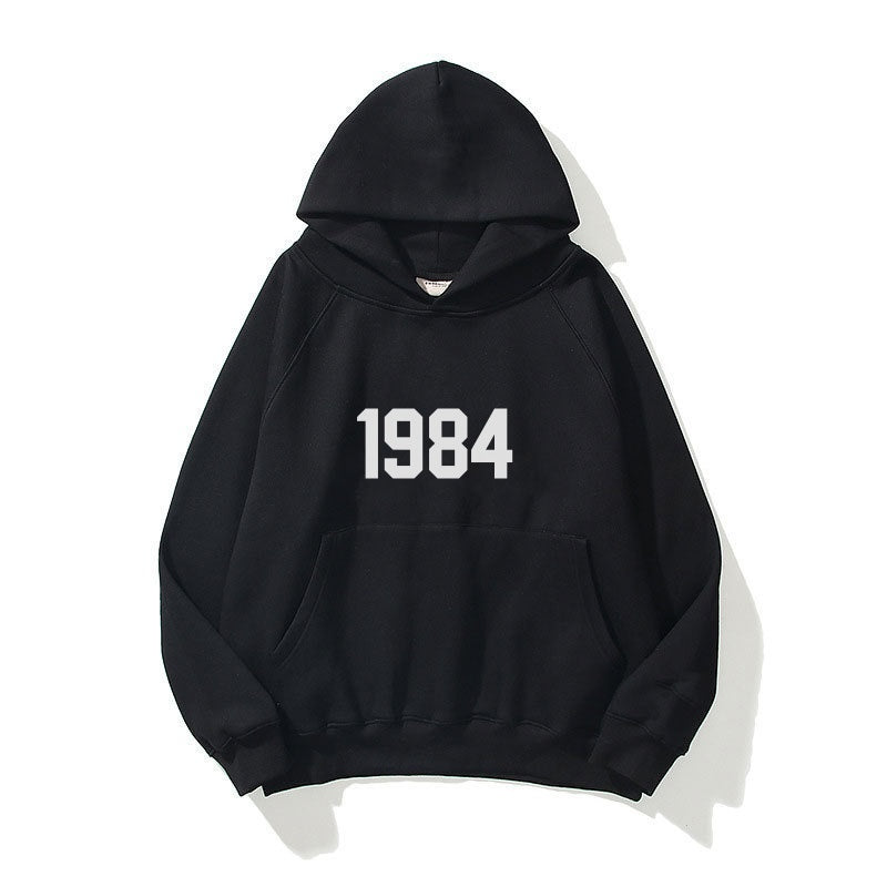 1984 Trendy Double Layer Hoodie - Harajuku Style