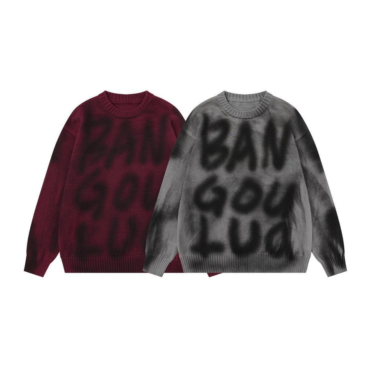 Inkjet Sweater Graffiti Base Sweatshirt