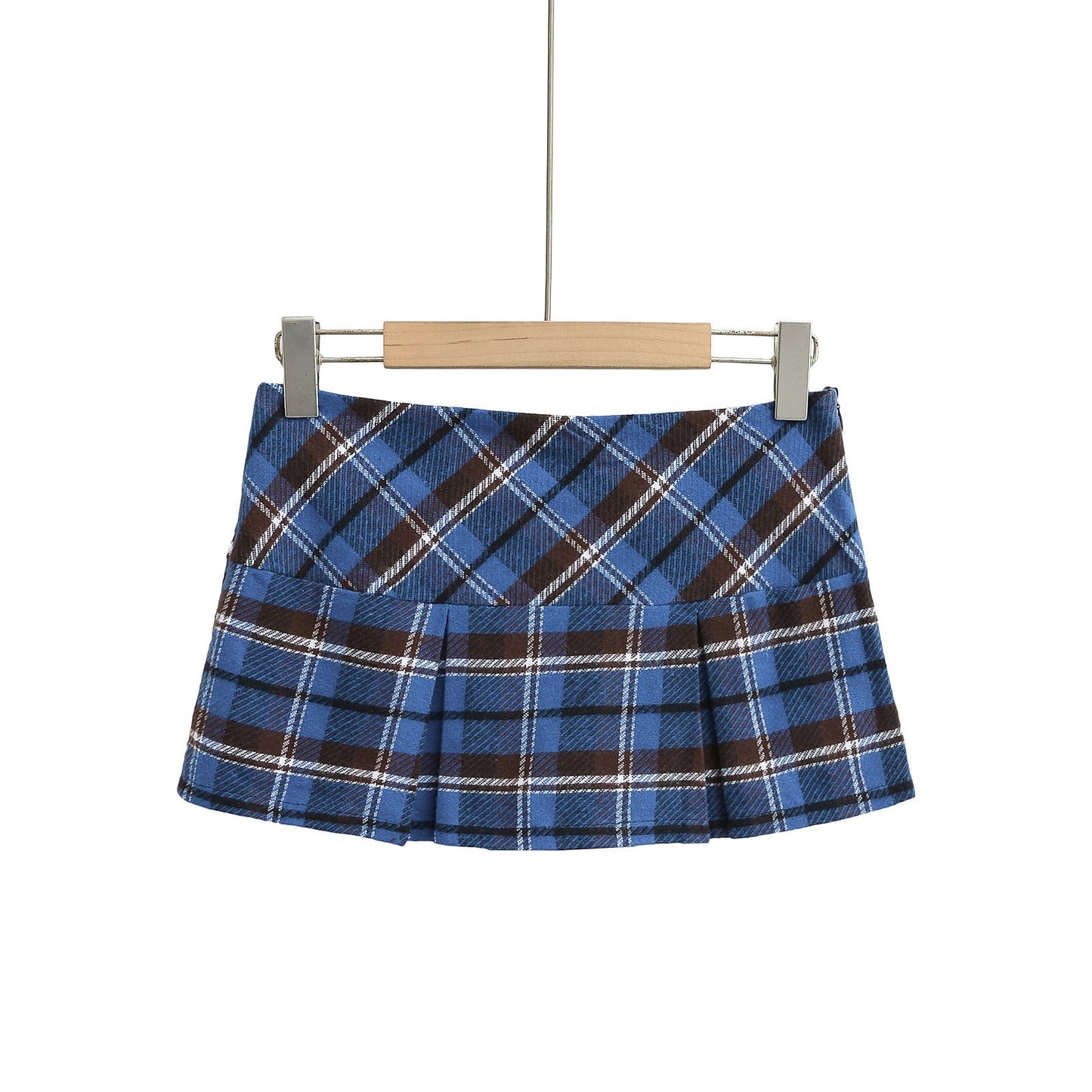 Plaid Pure and Sexy Mini Skirt