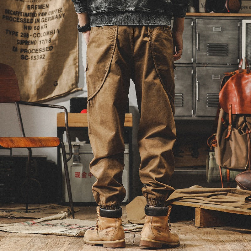 Harajuku Style Men's Heavyweight Retro Work Pants