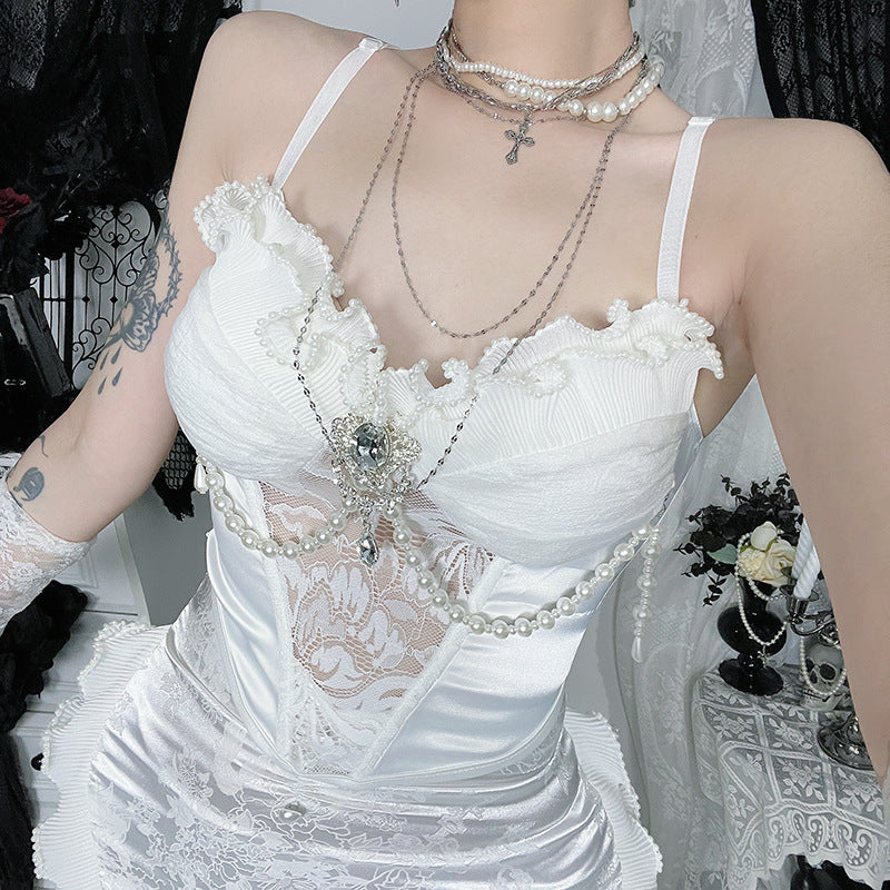 Dark Themed Mayfly Camisole Versatile Lolita Camisole Top