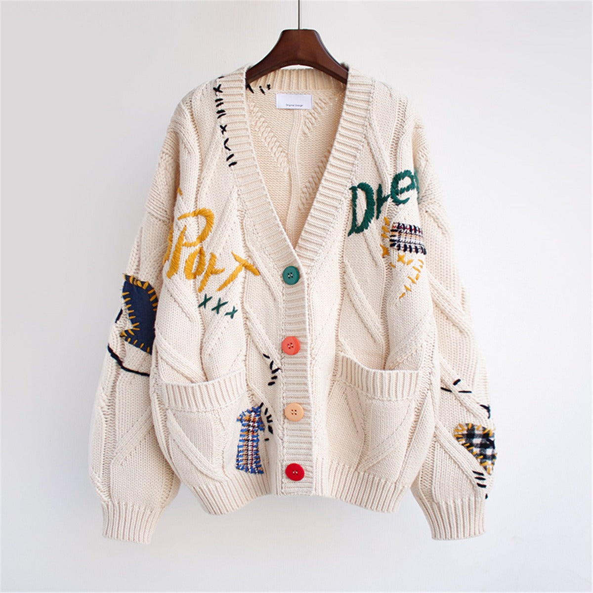 Harajuku Style Women's Warm Knitted Cardigan Jacket