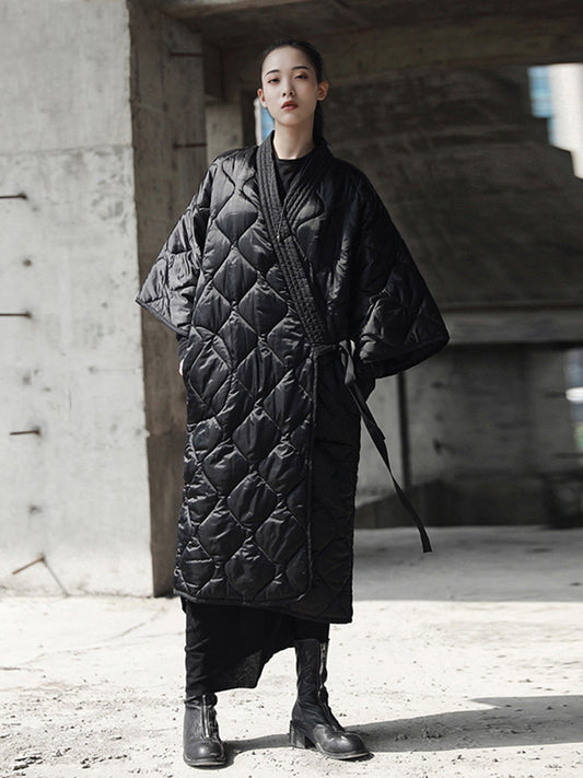 Harajuku Style Black Kimono Bandage Nightgown