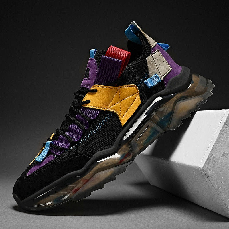 Men's Casual Breathable Thick Sole Harajuku Sneakers
