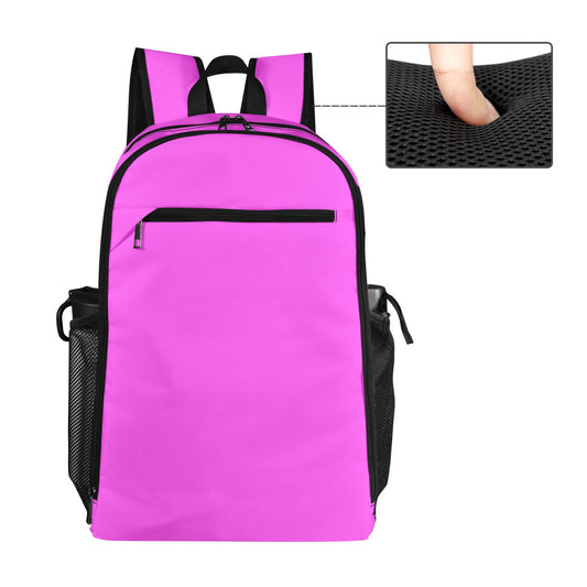 Highlighter Purple All Over Print Leisure Sports Backpack