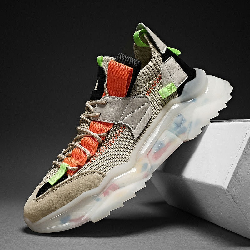 Men's Casual Breathable Thick Sole Harajuku Sneakers