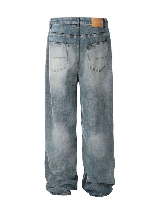 Men's Vintage Harajuku Straight Jeans