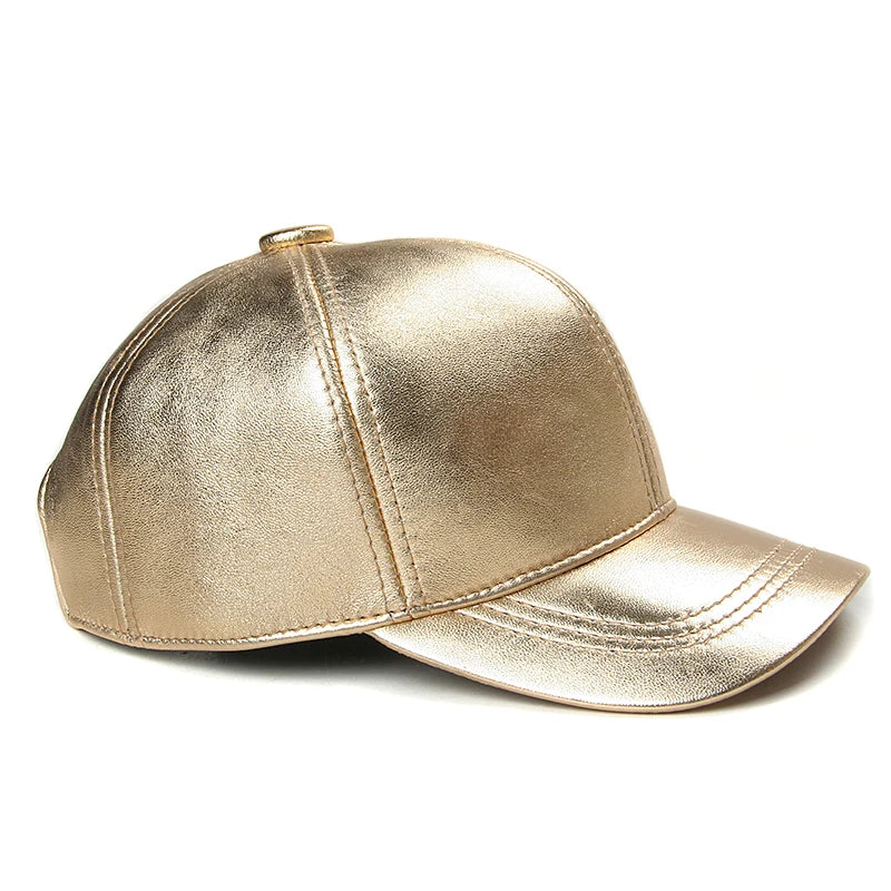 Women's Harajuku Style Sheepskin Baseball Cap