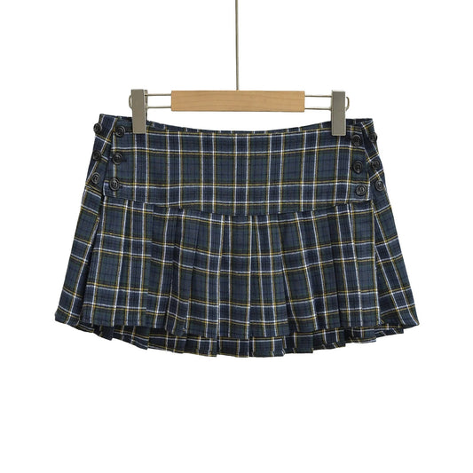 Low Waist Plaid Skirt - Sweet and Spicy Style