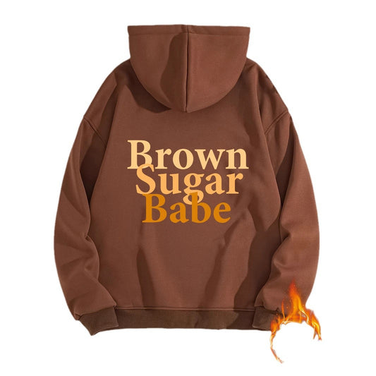 Brown Sugar Babe Thick Fleece Hoodie
