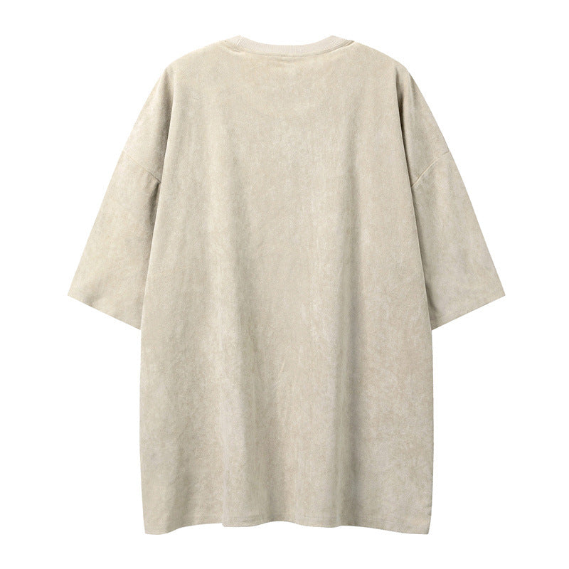 Print Short Sleeve Loose Trendy T-Shirt for Men