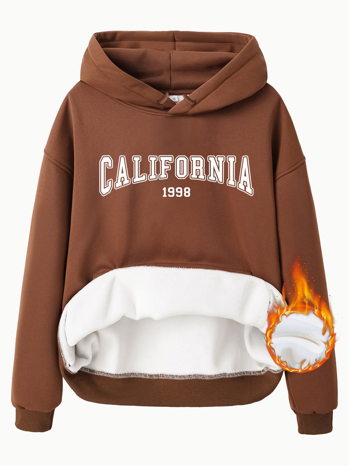 California Print Sweatshirt for Women
