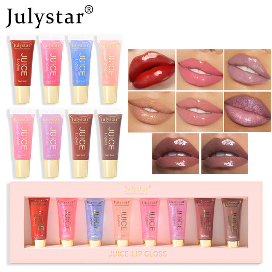 Hose Fruit Dudu Lip Oil Set - 8 Moisturizing Flavors