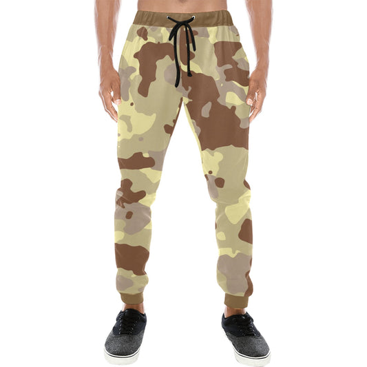 Tan Camo Casual Baggy Slacks Joggers