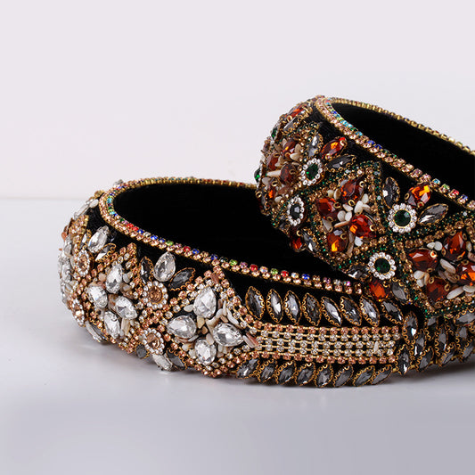 Retro Baroque Crystal Headband