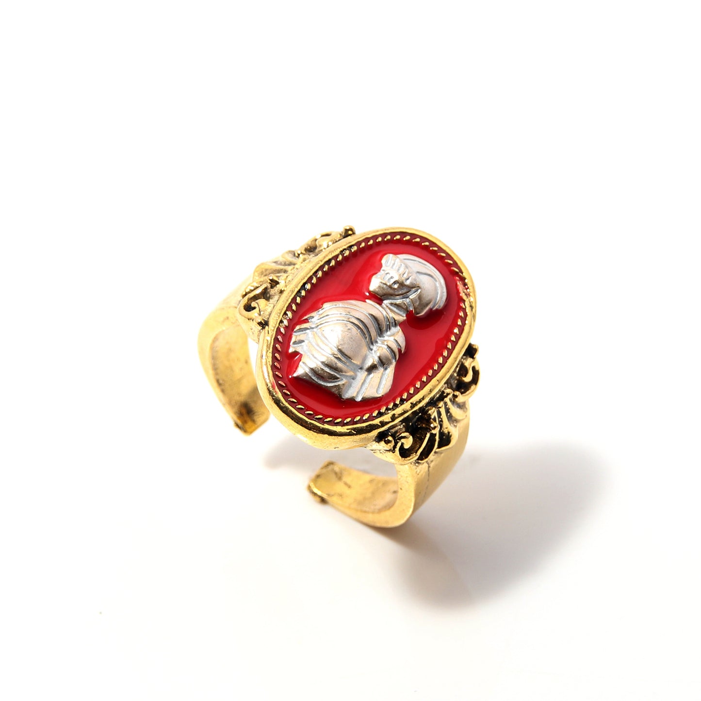 Retro Dark Souls Cartoon Style Ring