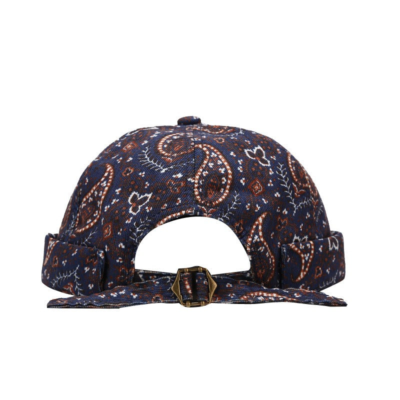 Harajuku Style Cashew Flower Landlord Hat