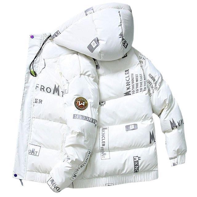 Men's Playful Down Jacket - Harajuku Style