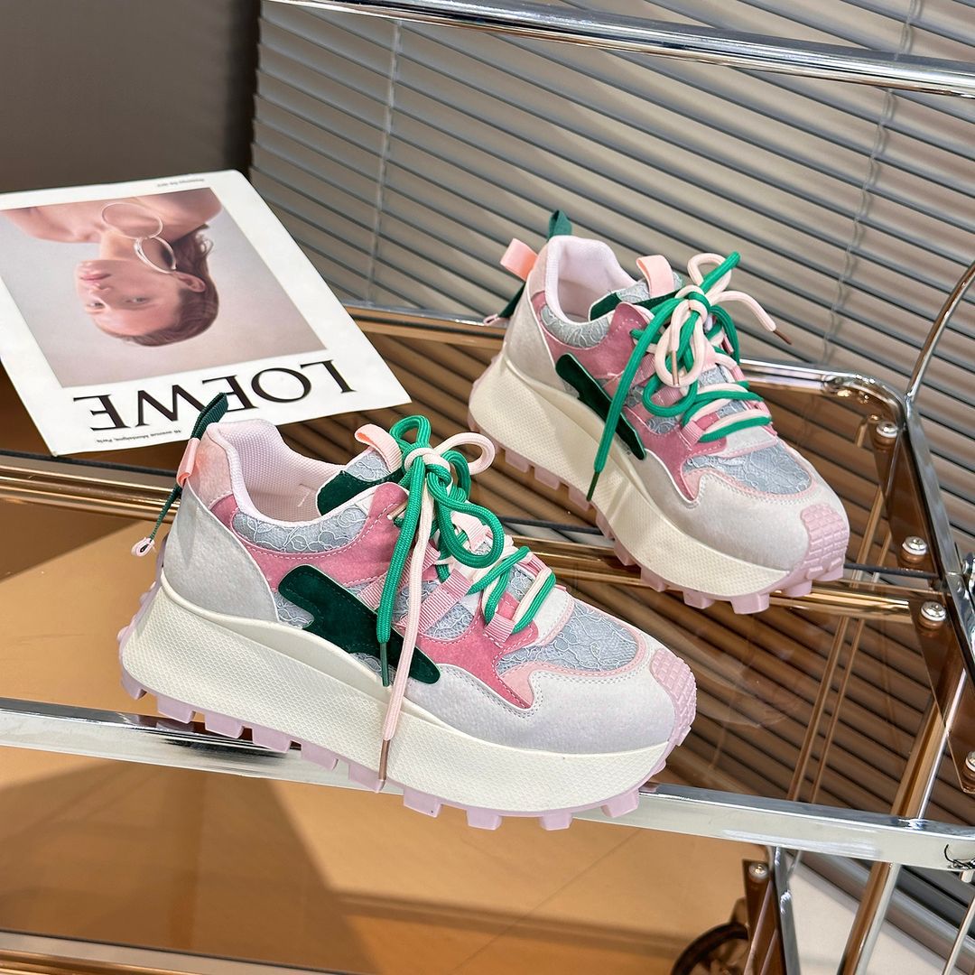 Harajuku Style Breathable Mesh Casual Sports Shoes