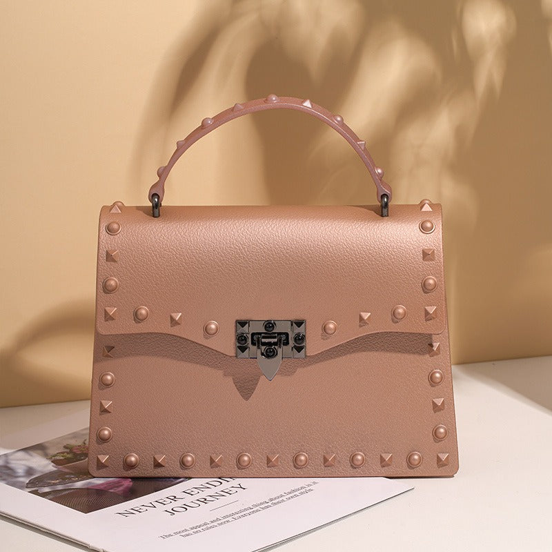 Harajuku Style Mini Jelly Handbag with Chain