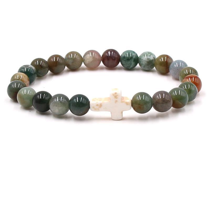 Harajuku Style Bead Jewelry Cross Bracelet