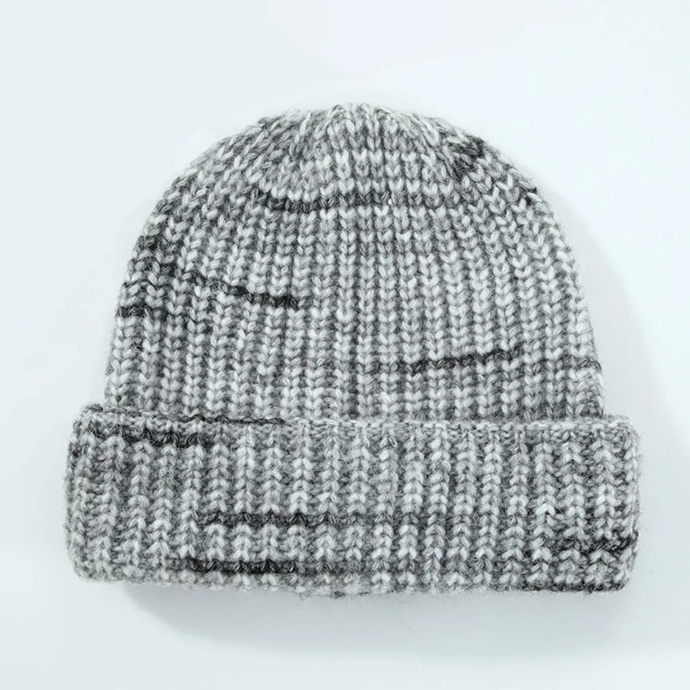 Playful Thermal Contrast Knit Hat