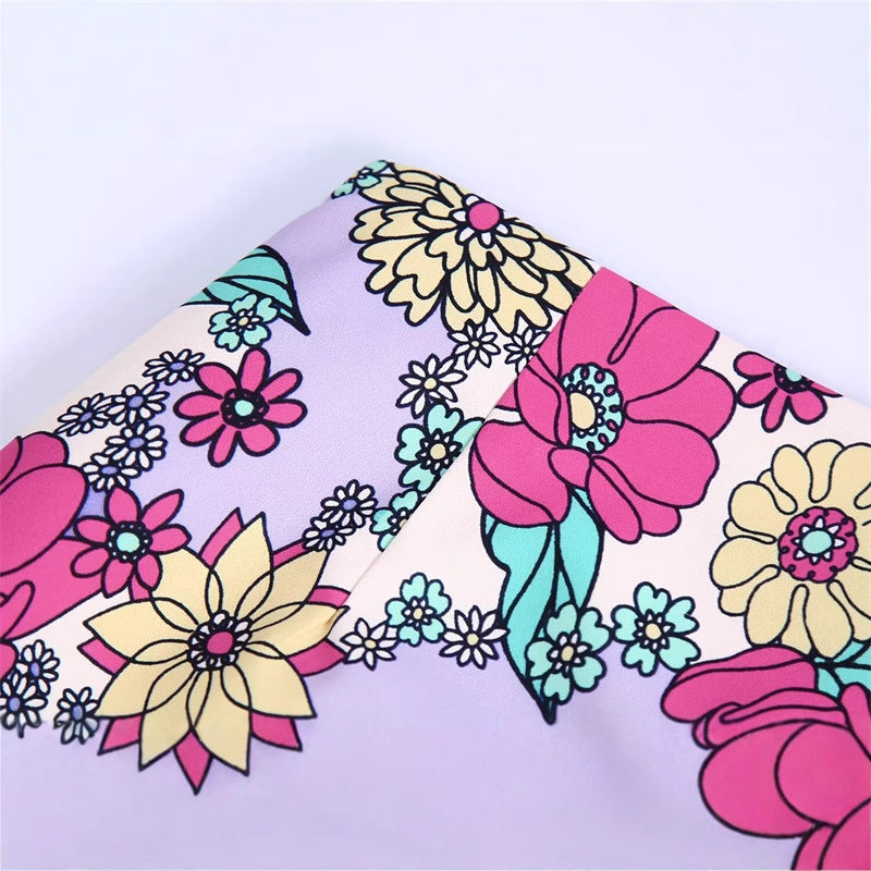 Stylish and Alluring Women's Floral Print Skirt