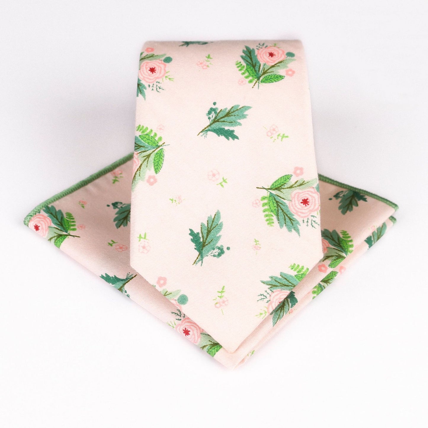 Fresh Pastoral Floral Cotton Tie Set