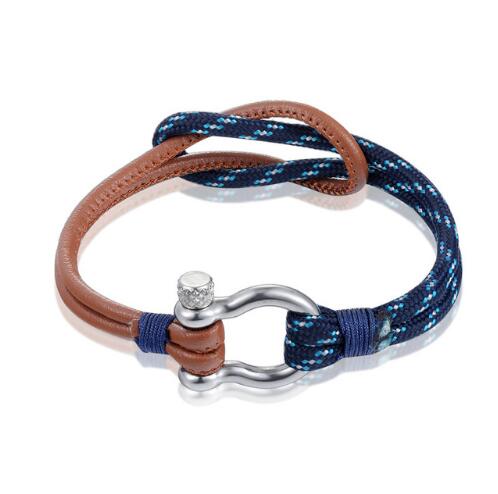 Navy Style Parachute Cord Survival Bracelet