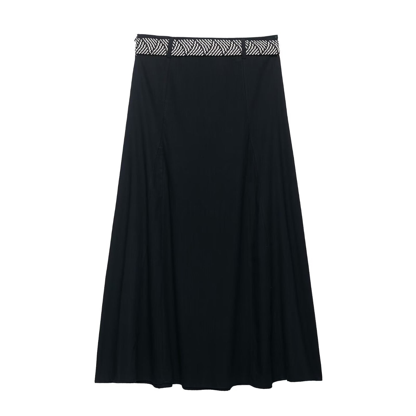 Women's Slim Fit Waist Belt Skirt - Harajuku Style