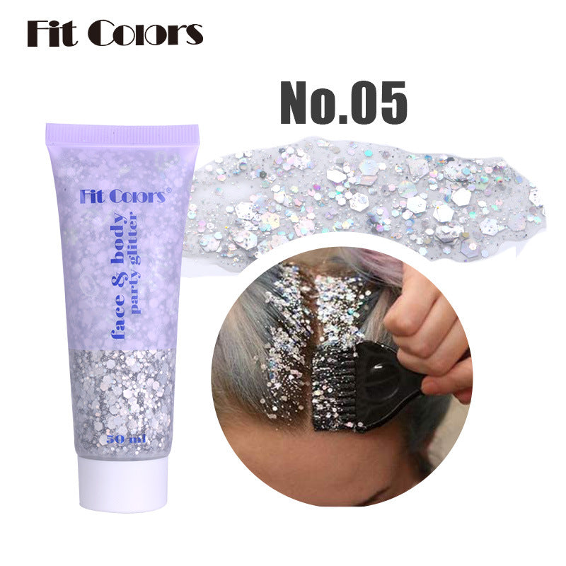 Harajuku Sequin Gel Mermaid Scale Makeup