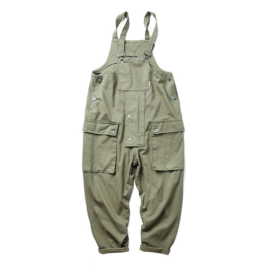 Men's Harajuku Style Casual Jumpsuit with Suspenders