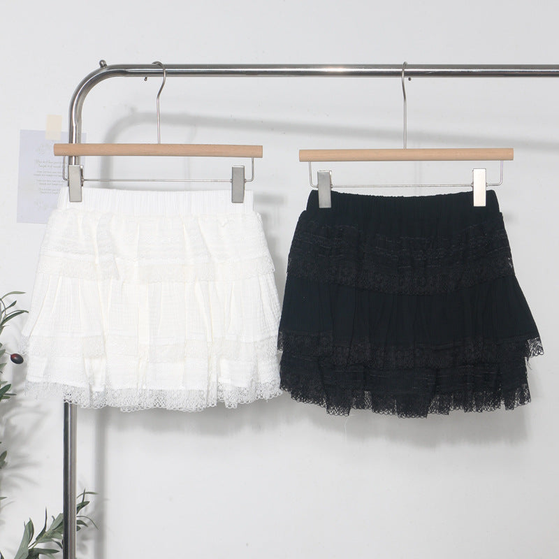 Lace Anti-Light Half Skirt for Women