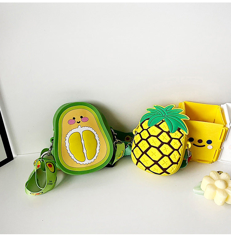 Cartoon Silicone Children's Messenger Bag - Harajuku Style