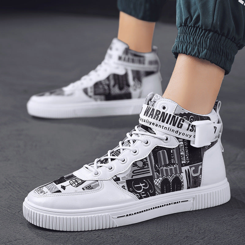 Harajuku High-Top Trendy Sneakers for Teens