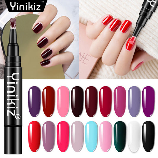 One Step Gel Nail Polish Pen - Instant Neon Colors