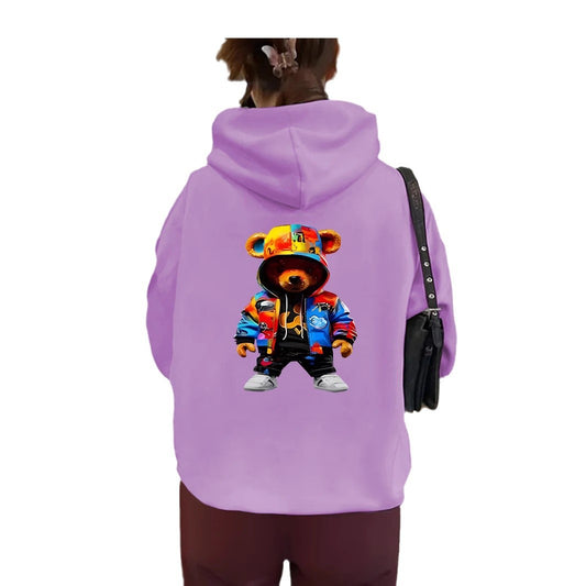 Women's Bear Hoodie with Fleece Hood