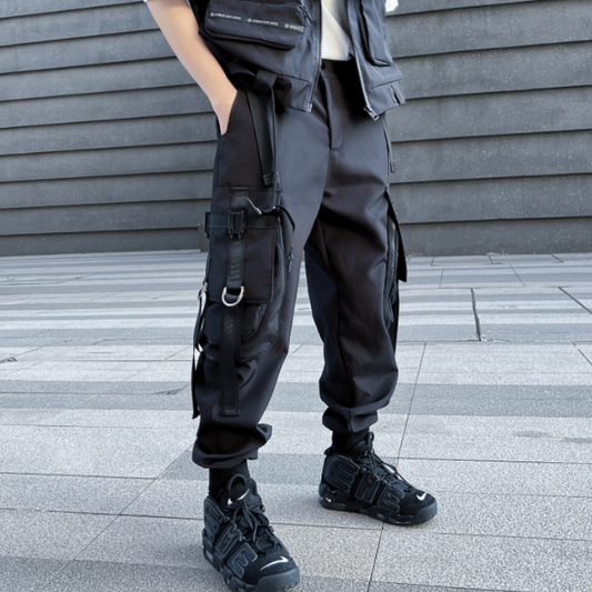 Harajuku Style Loose Overalls - Functional & Fashionable