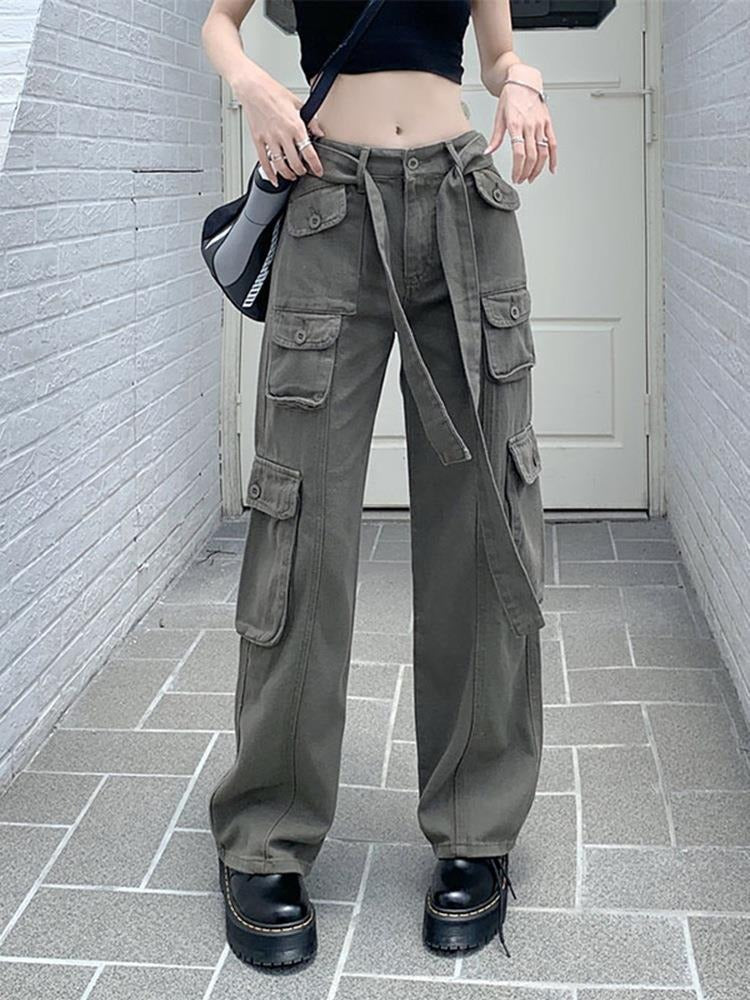New Vintage Multi Pocket Overalls for Women