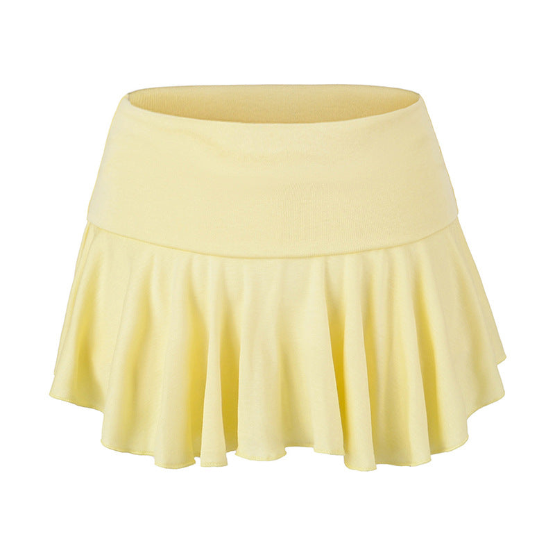 Anti-Slip Pleated Ballet Midi Skirt